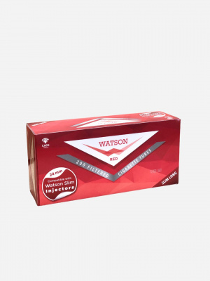 Гильзы для табака "Watson" Red Slim Long 6.6мм(200)