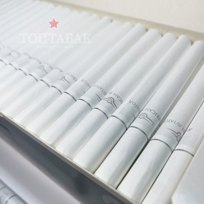 Гильзы "American Aviator XL Filter" White Tipping 8.1/24мм (200) Carbon  