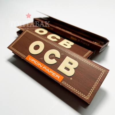 Бумага сигаретная OCB Virgin Paper Simple Unbleached 50 листов
